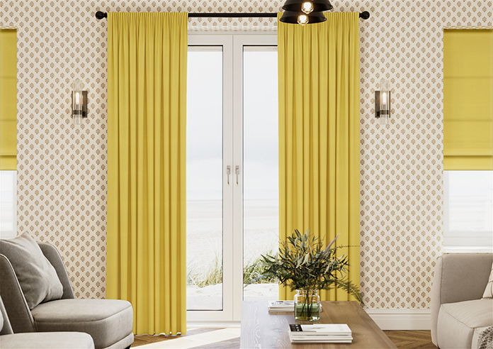 Vienna, Mustard - Made to Measure Curtains - Image 3